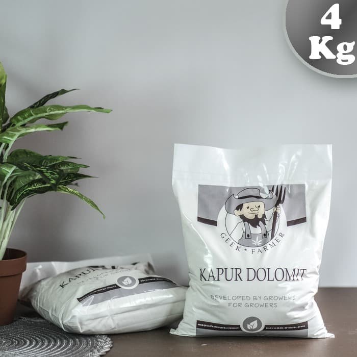 JTTOP" PUPUK KAPUR PERTANIAN DOLOMIT PREMIUM (GEEK FARMER)