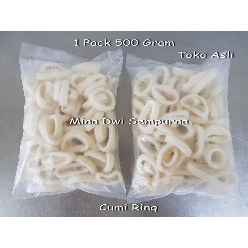 

Cumi Ring / Squid Ring Impor Calamari Kupas Bersih 1kg