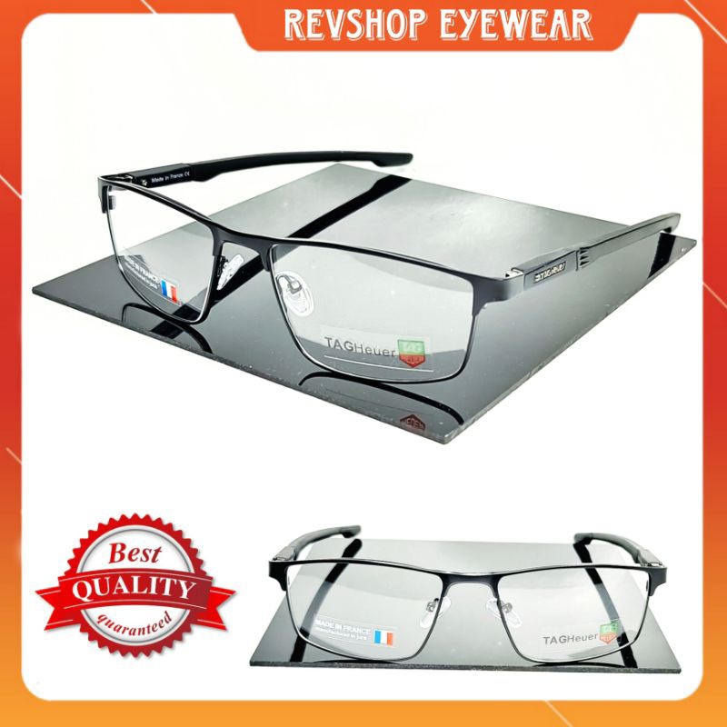 ACCMT- Frame Kacamata Tag Heuer Titanium Black