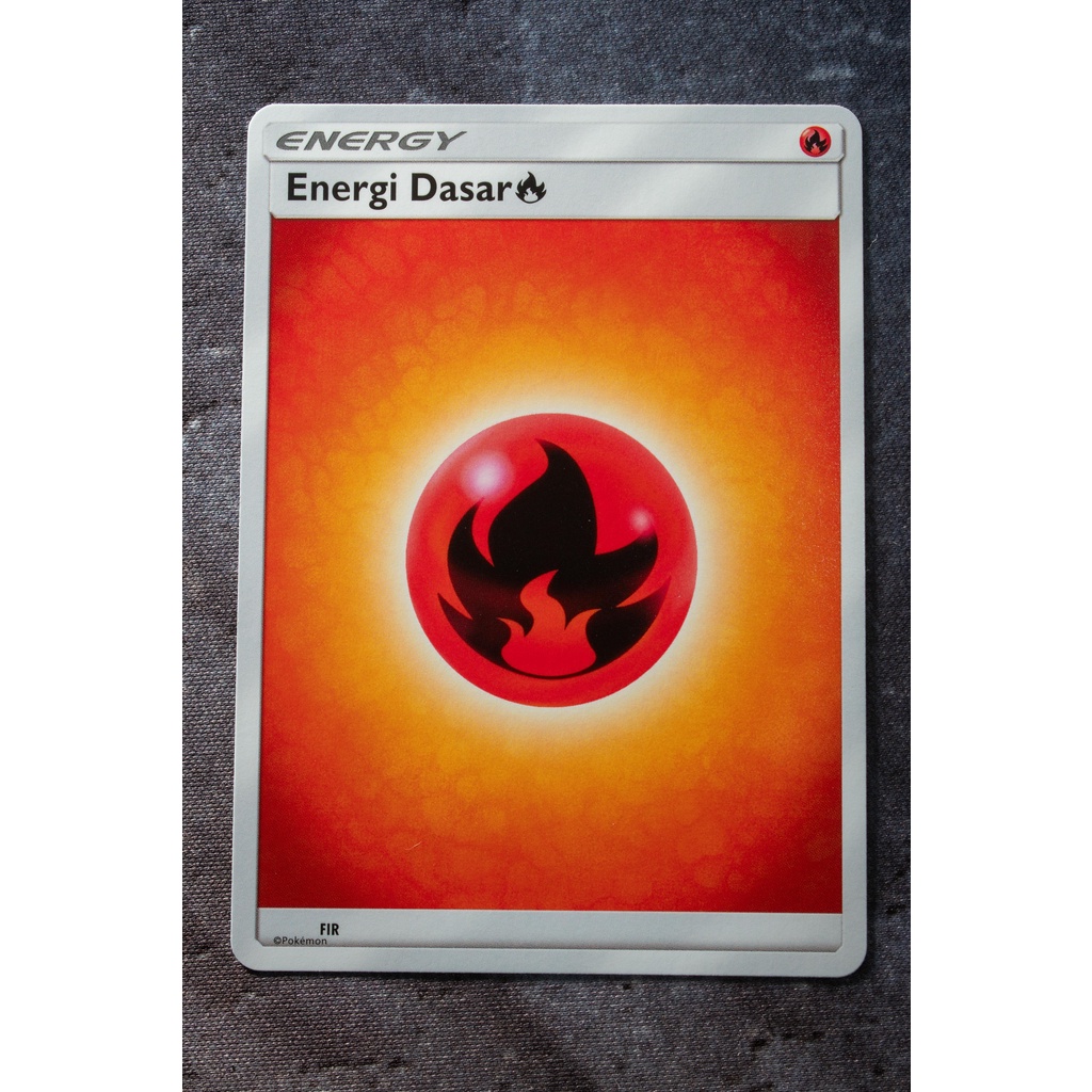 Energi Dasar Fire Api Kartu Pokemon TCG Original Indonesia