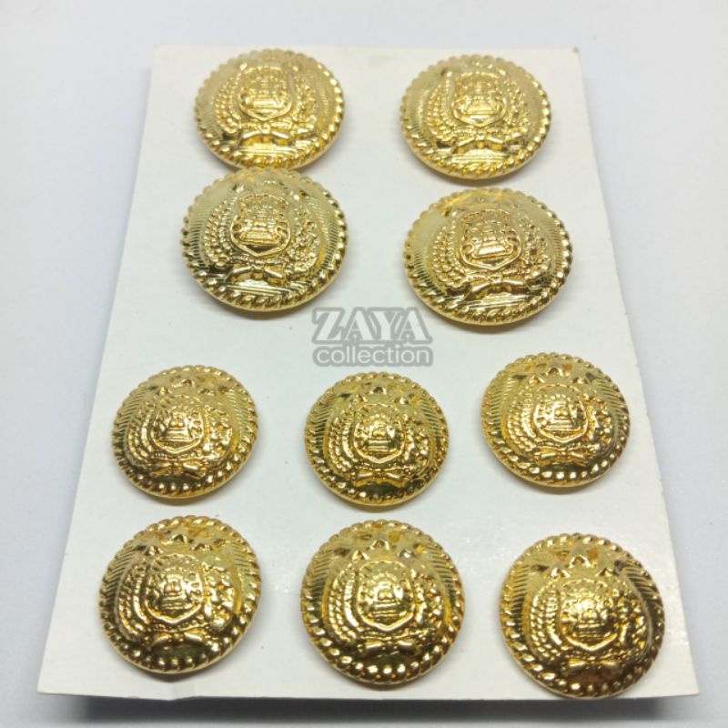 ACCMT- Kancing PDU polri - kancing pdu seragam upacara polri