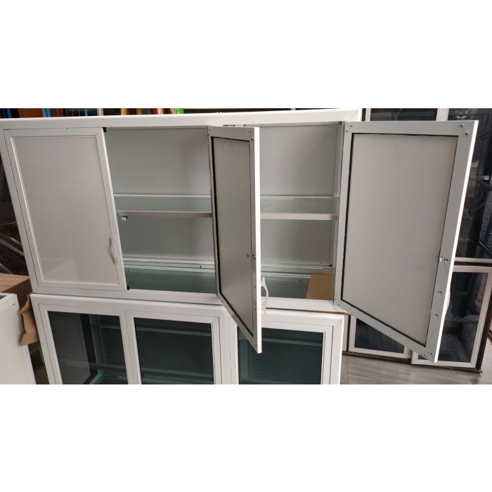 Jual [READY] Kitchen Set 3 Pintu Minimalis Aluminium ACP Warna Frame Putih