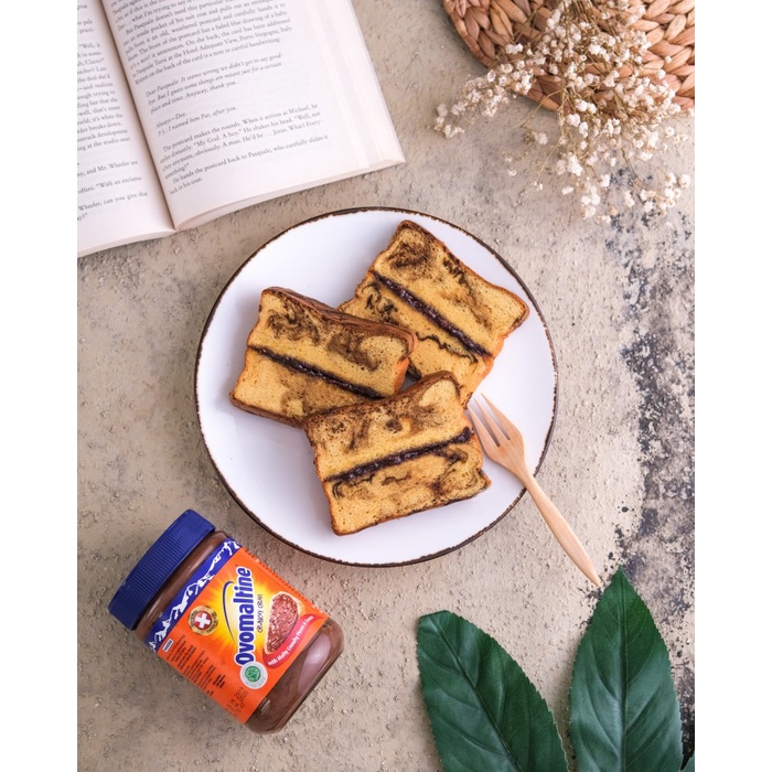 

KUE LAPIS MARBLE COFFEE OVOMALTINE - DELISH CAKERY