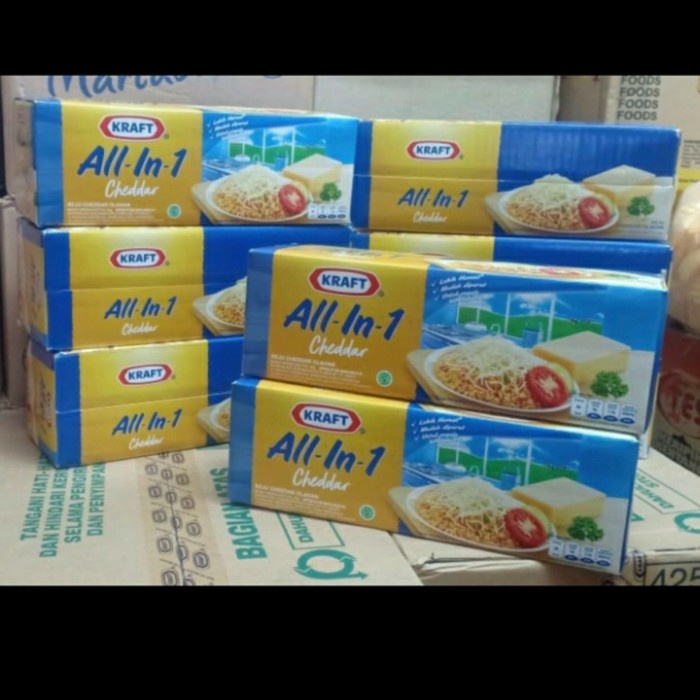 

Keju kraft cheddar all in one 2kg promo