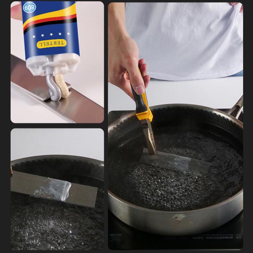 100g Untuk Reparasi Mobil / Rumah (Lem Besi Kayu Kaca Plastik Karet Metal)Lem Perekat Super Pasta