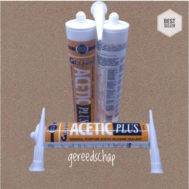 

Lem Kaca Aquarium Clear / Bening Lem Sealant Silicone