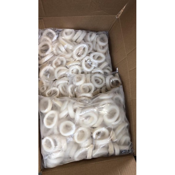 

Cumi Ring/ Cumi Ring Frozen/ Squid Ring Import/ Calamari Ring- PER 1KG