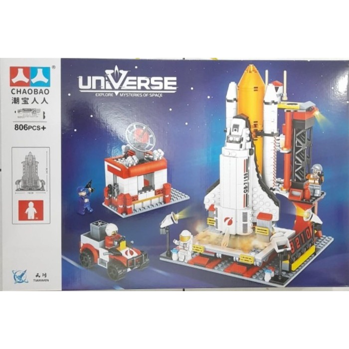 Mainan Anak Lego Astronot Besar - Lego Pesawat Luar Angkasa 806pcs