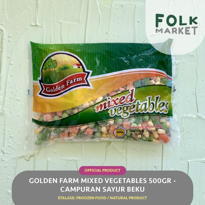 

(Good) GOLDEN FARM Mixed Vegetables 500gr - Campuran Sayur Beku