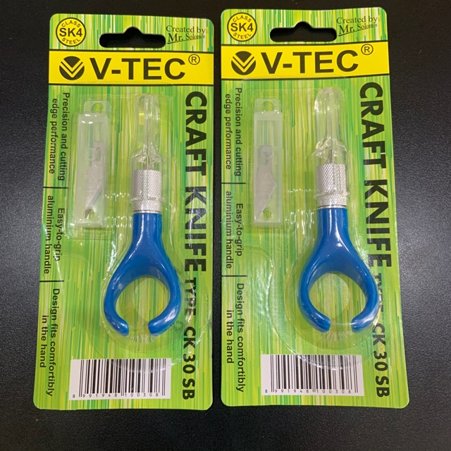 

V-TEC Art Knife Pen-Type Cutter Craft Knife Ck 20 Ck 30 Ck 40 Sb