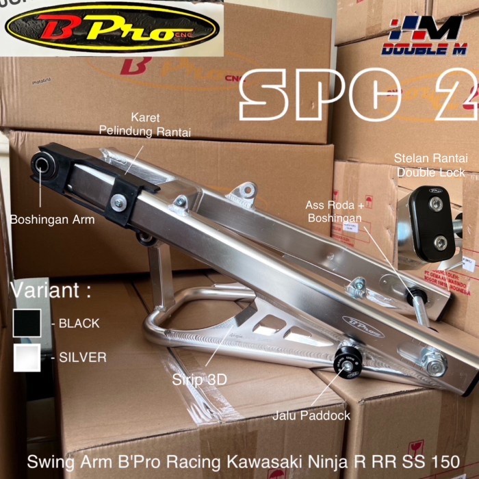 Promo Ori Swing Arm BPro SPC Kawasaki Ninja R SS RR ZX150 Lengan Ayun terlaris