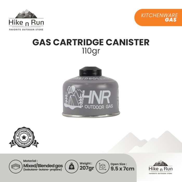 HNR Outdoor Gas Cartridge Canister Tabung Ultralight Camping isi 110gr