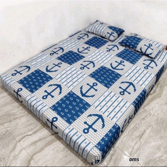 JTTOP SPREI MOTIF JANGKAR, SPREI JANGKAR PELAUT, SPREI SAILOR PELAUT JANGKAR