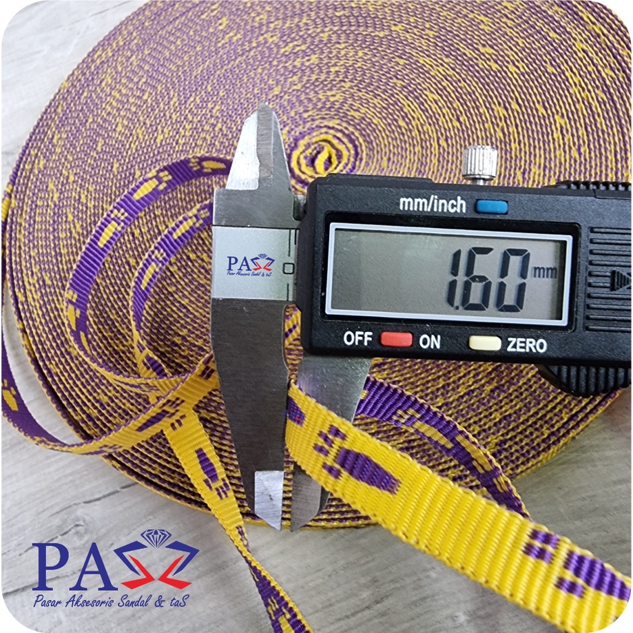 Ready Webbing Motif 1 cm M10B isi 30 Yard