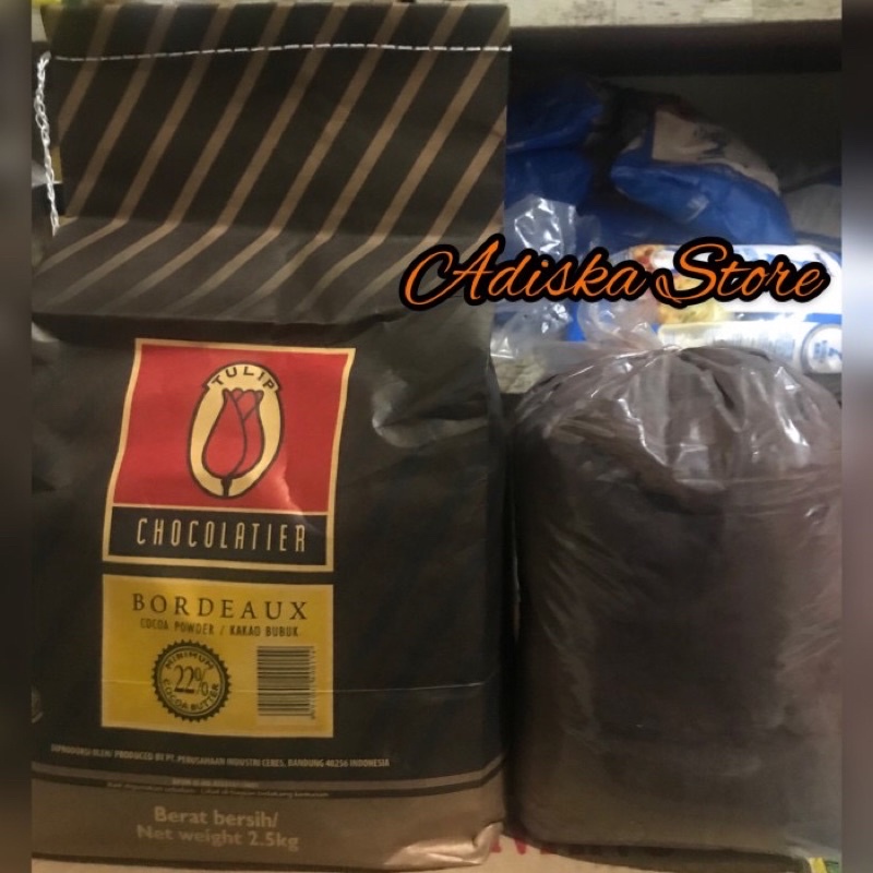 

HJ Coklat Bubuk Kue Tulip Bordeaux Cocoa Powder