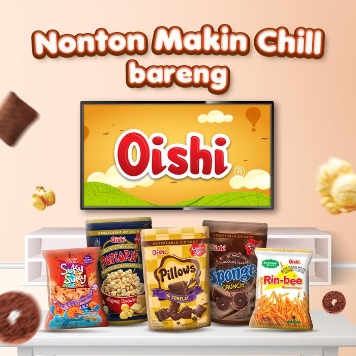 

Popcorn Rasa Karamel (2pcs) + Free Oishi Rasa Udang Pedas