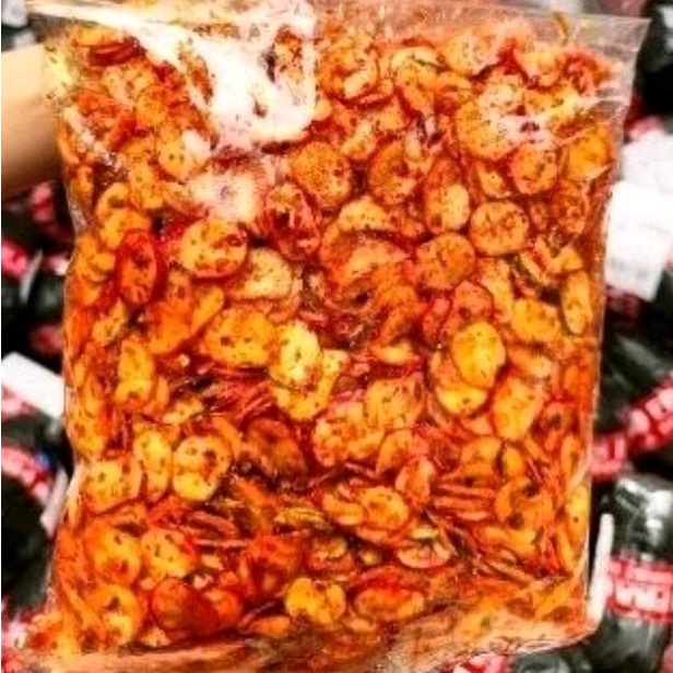 

kerupuk seblak pedas lumer bumbu aroma daun jeruk 1 kg