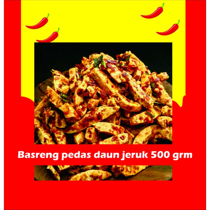 

Basreng rempah daun jeruk kemasan 500 gram