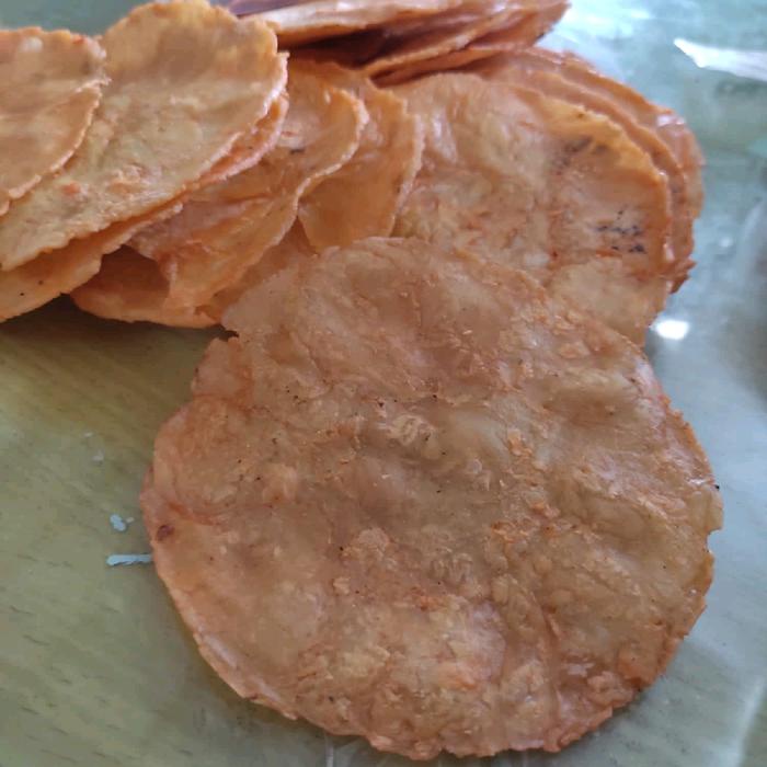 

Emping Jumbo Pedas Manis//500 gram