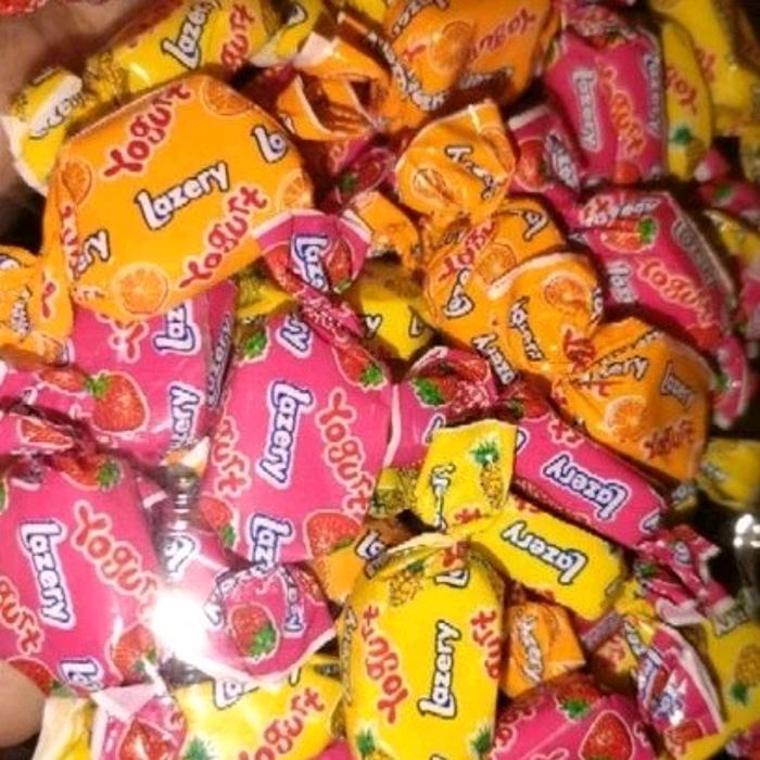

Permen Lazery Yogurt 3 Bag Isi @40 pcs Candy Food Makanan Snack Cemilan sugu s