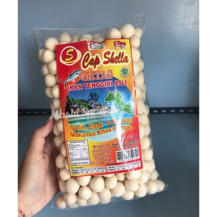 

Getes Super Ikan Tenggiri Cap Shella 250gr / Getas Kerupuk Bangka