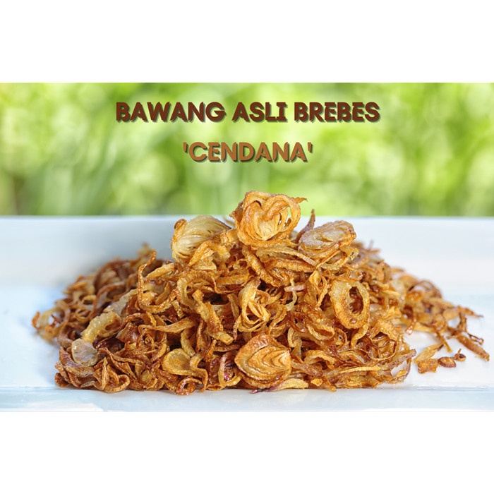 

Bawang Goreng CENDANA 100 Gram TOPLES - BAWANG ASLI BREBES 100% MURNI