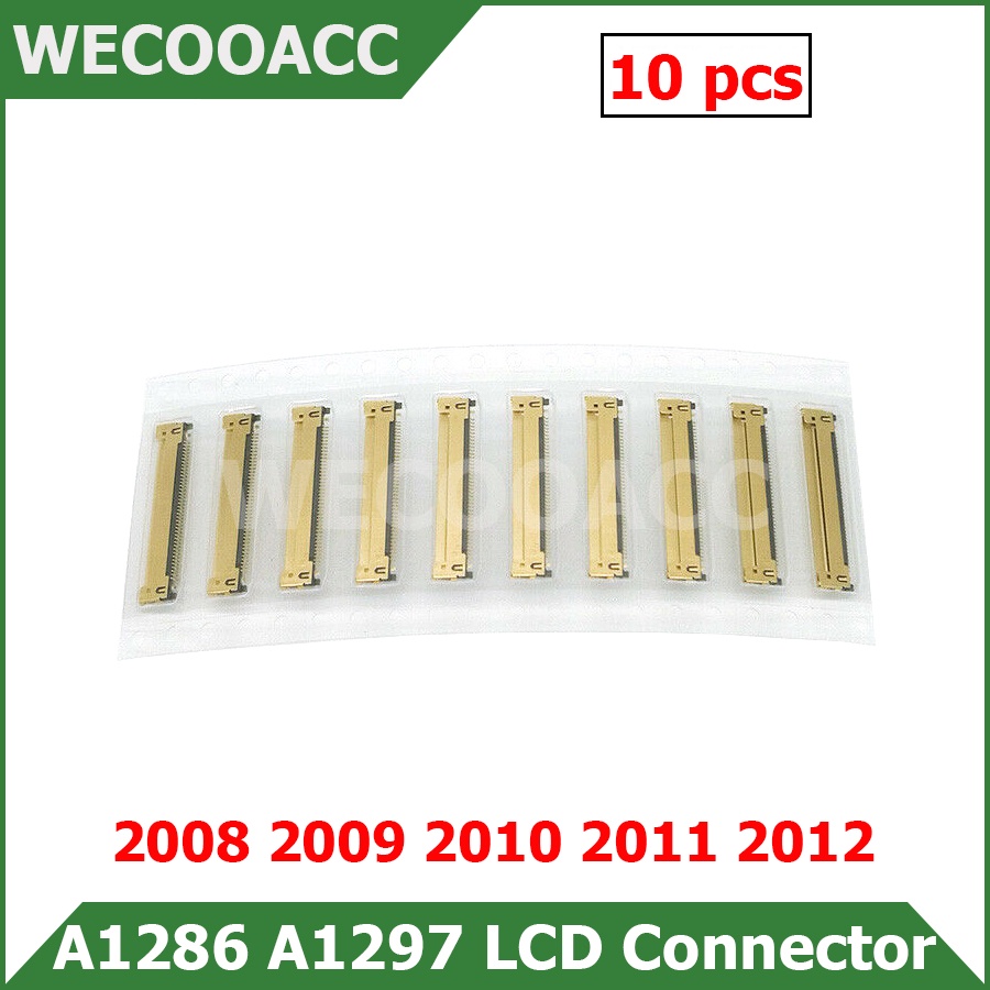 HTC 10 pcs/lot New 40 Pin LCD LED LVDS Cable Connector For Macbook Pro 15" A1286 17" A1297 2008-2012