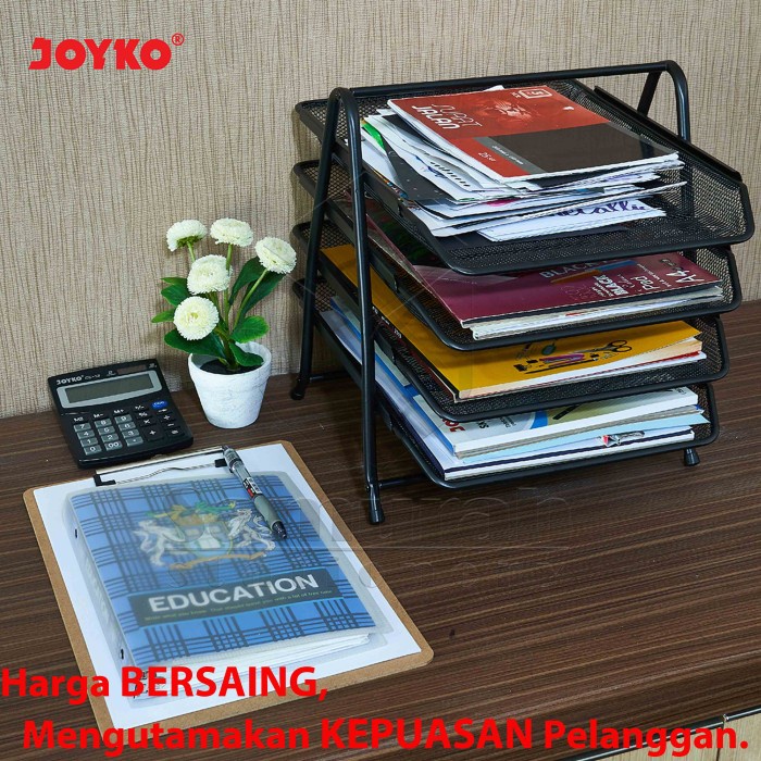 

HJK Document Tray Besi 4 Tingkat DT 31 Joyko / Rak Dokument Kertas 4 Susun