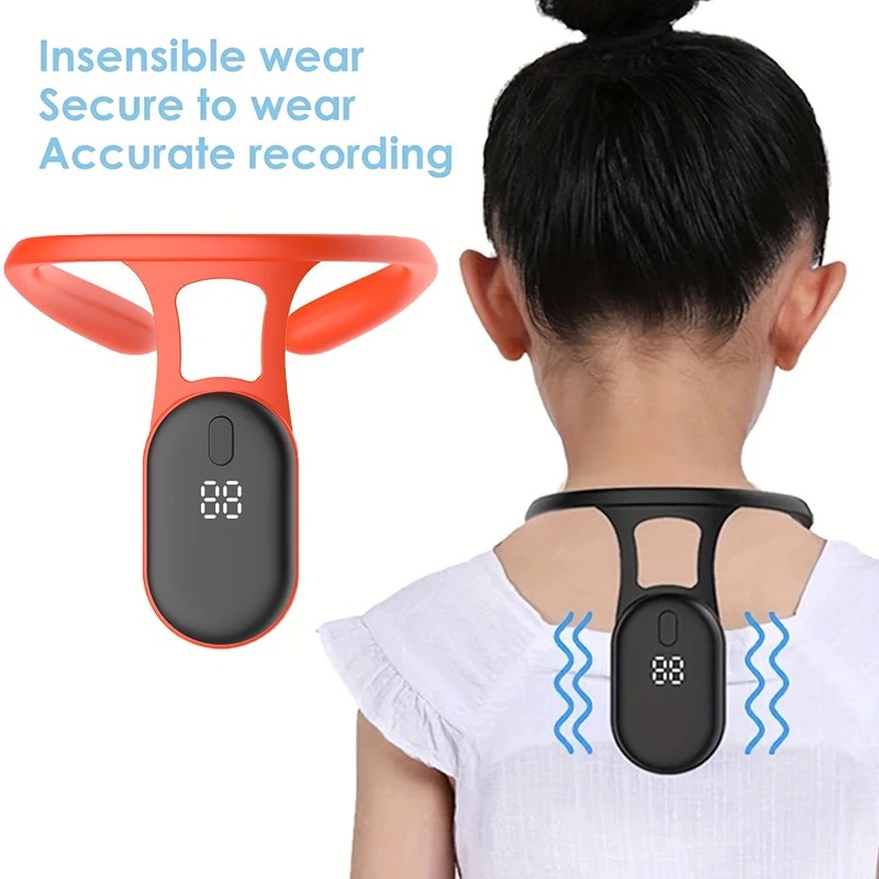 Smart Posture Corrector Vibration Posture Training Reminder Sensor Back Posture Neck Hump Corrector