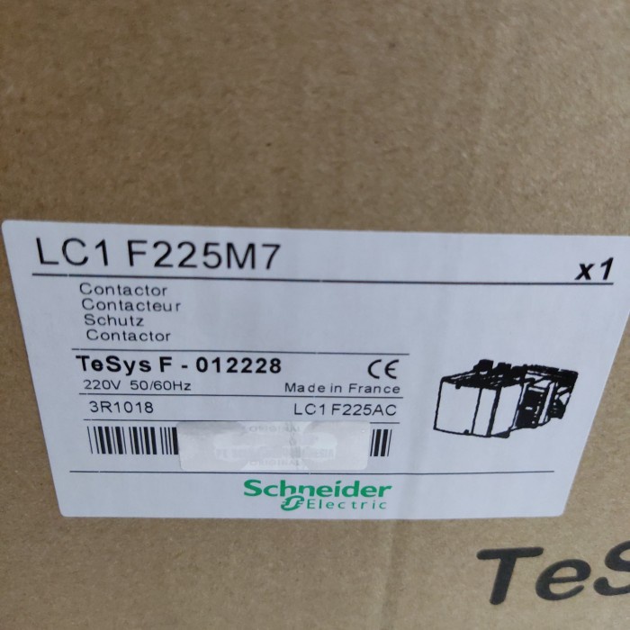 (Good) Promo kontaktor / Contactor schneider LC1F225M7 / LC1F225 M7 Murah
