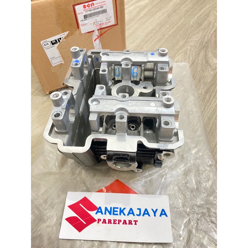 ASLI BLOCK BLOK CYLINDER HEAD SATRIA FU 150 KARBU ORIGINAL ORI SUZUKI SGP 11100-25G50
