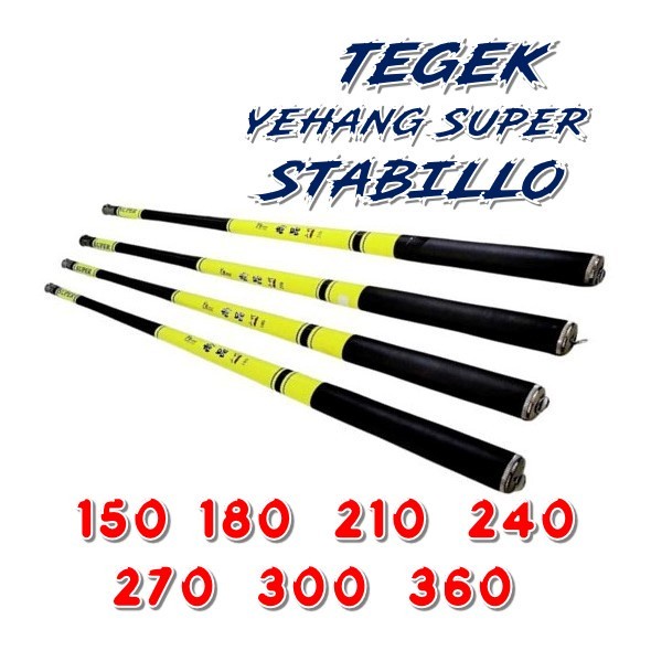 joran tegek carbon yehang special super |180 | 210 | 240 | 270 | 300 | 360 | 450 | yehang hijau muda