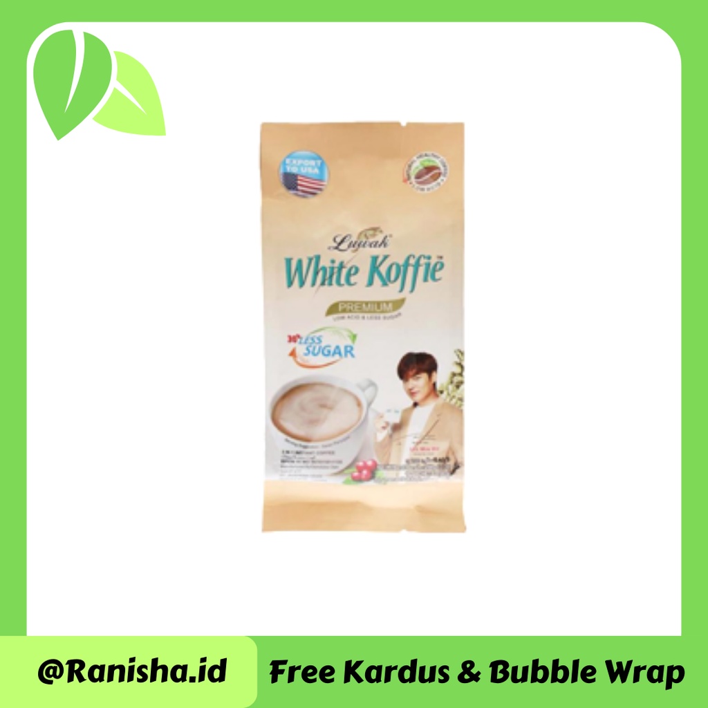 

Luwak White Koffie Original Less Sugar Pack 9X19G