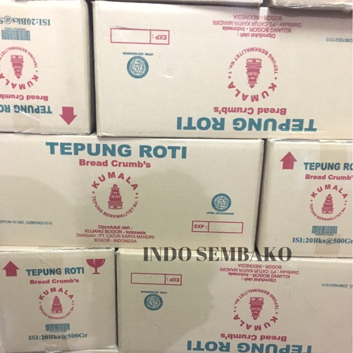 

Tepung Roti Dus / Tepung Roti Kumala ( 20 bks x 500g ) / Tepung Panir