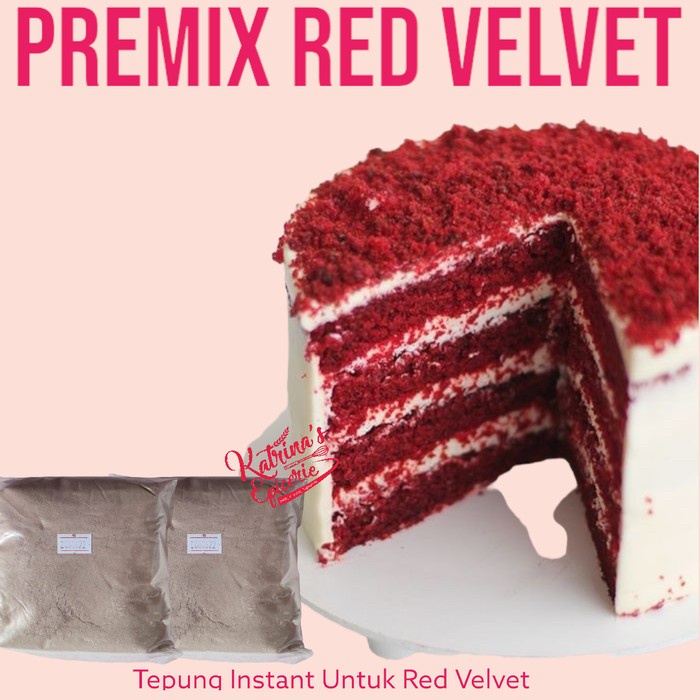 

tepung premix red velvet cake