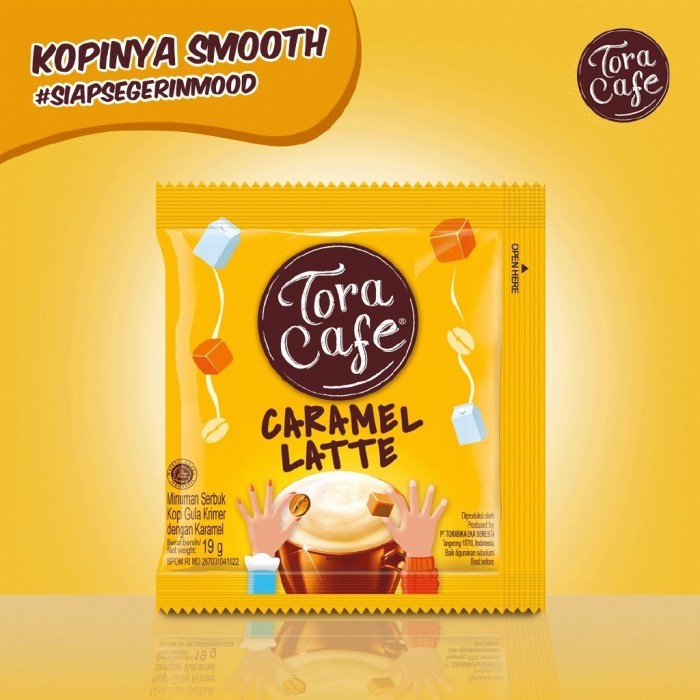 (Good) TORA CAFE CARAMEL LATTE 10pc / TORA CAFE CARAMEL LATTE / TORA CAFE