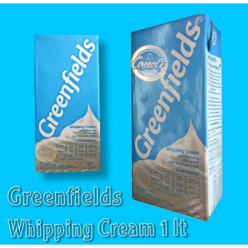 

HJ Greenfields Whipping Cream 1 lt