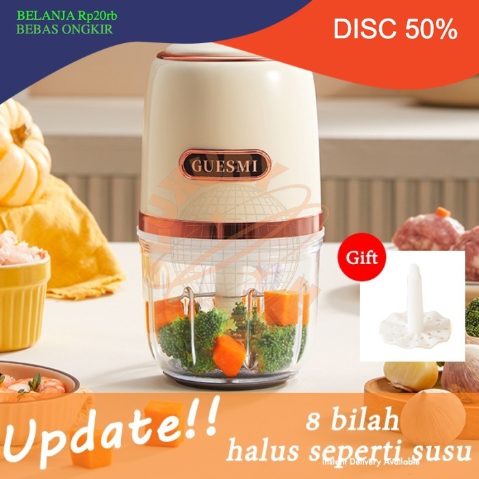 Jual [READY] Portable Mini Chopper Blender Elektrik Penghalus Makanan MPASI Bayi