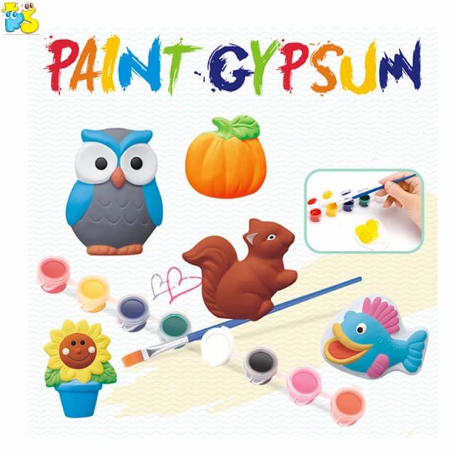 

PROMO! Paint Gypsum DIY Painting Mewarnai Prakarya
