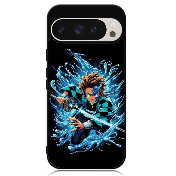 Hybrid Case Custom Hardcase Google Pixel 9 8 7 6 5 4 4A 3 3A 2 Pro XL 4G 5GBlue tanjiro RH0083