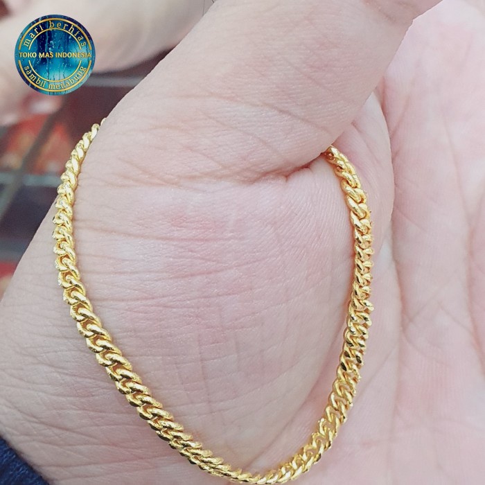 Gelang emas 24k 10 gram