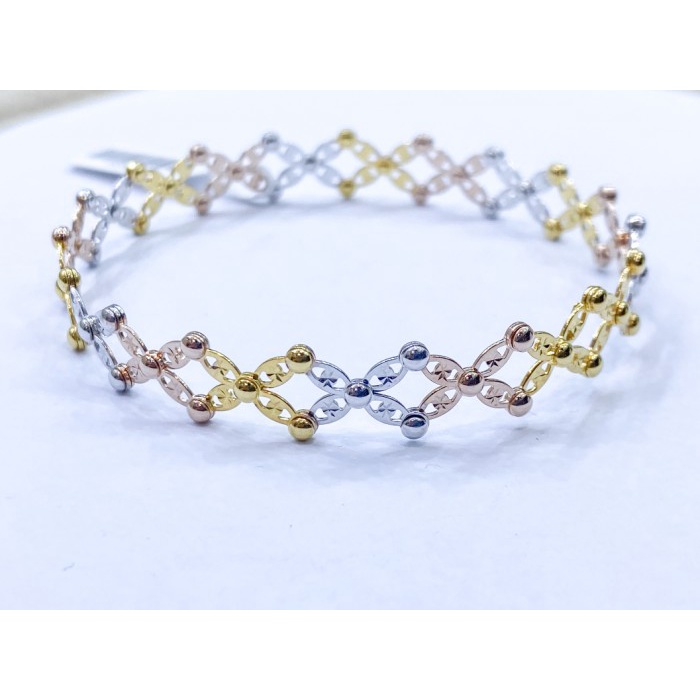 CINCIN (2 fungsi bisa jadi GELANG) emas 3warna 700