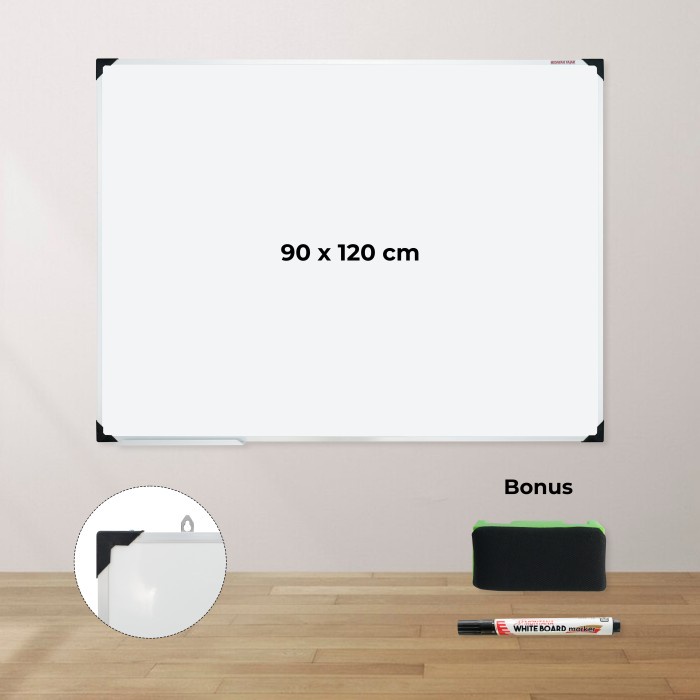 

[tmr] - Papan Tulis - whiteboard - Papan Tulis 90 x 120