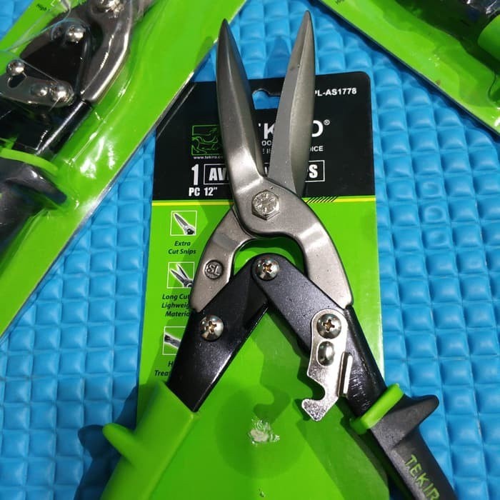 (Good) Tekiro Gunting Seng Lurus 12 Inch / Gunting baja ringan 12"