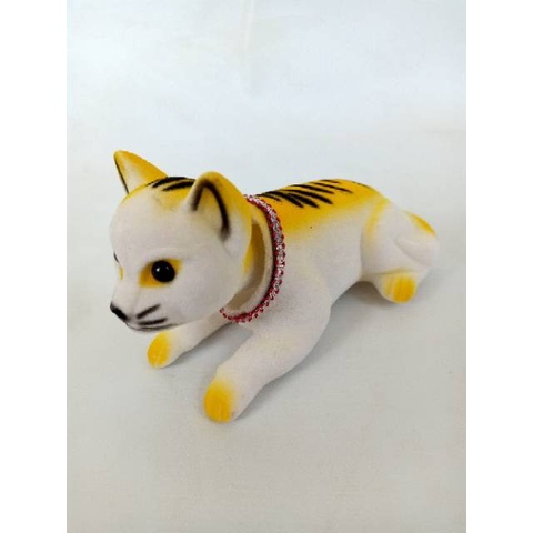 [Good] Boneka Kucing Kepala Goyang Hiasan Dashboard Mobil