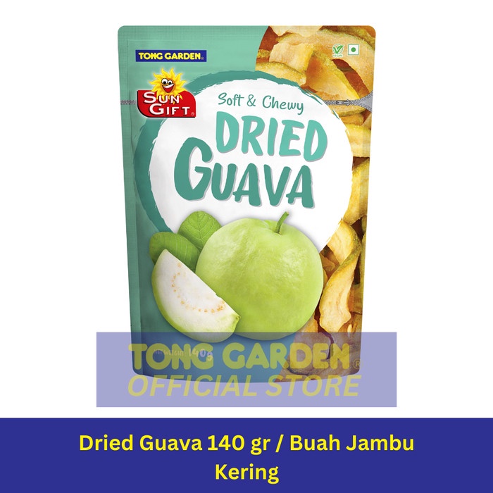 

Tong Garden Buah Jambu Kering Sun Gift Tong Garden - Dried Fruit Guava 140G