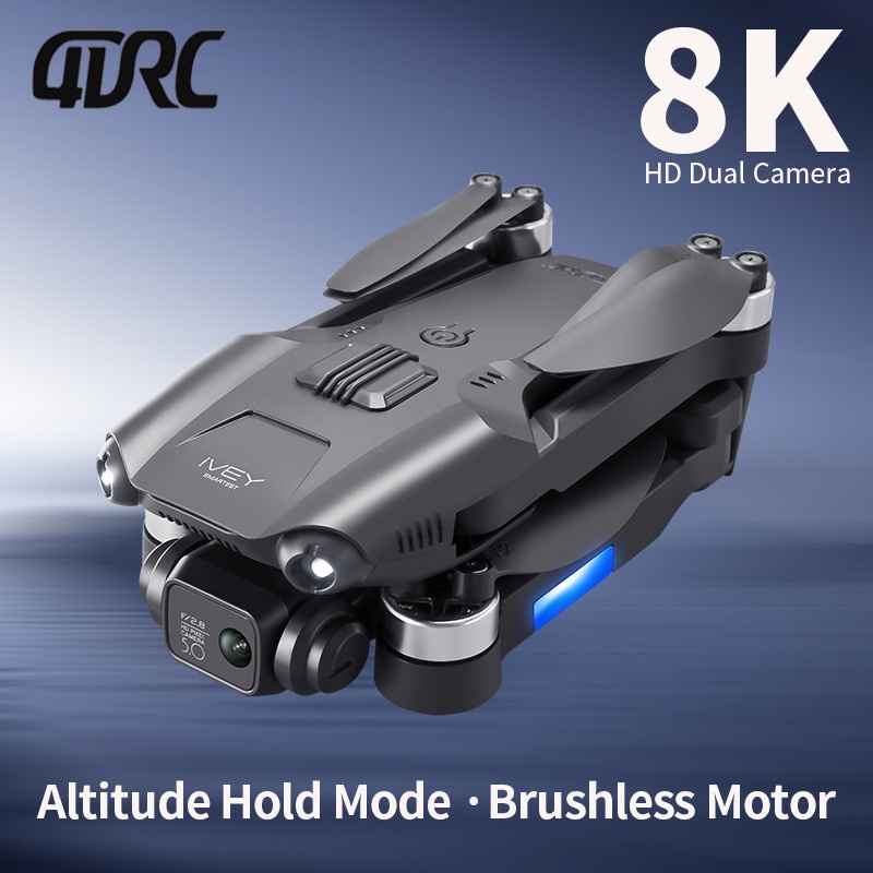 4Drc V28 Pro Drone 8K Professional Hd Aerial Photography Dual-Camera 4K Wifi Fpv Brushless Foldable