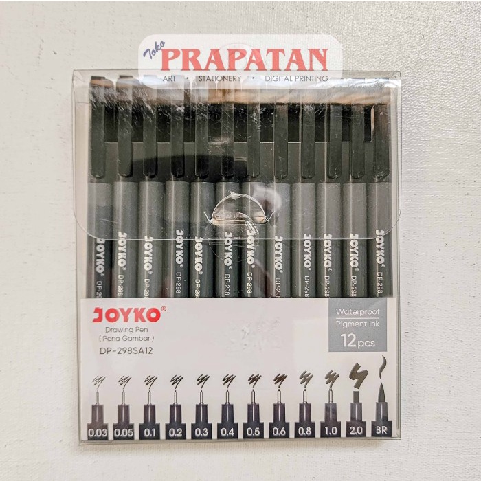 

Joyko Drawing Pen Set 12Pcs Dp-298Sa12 / Pena Gambar