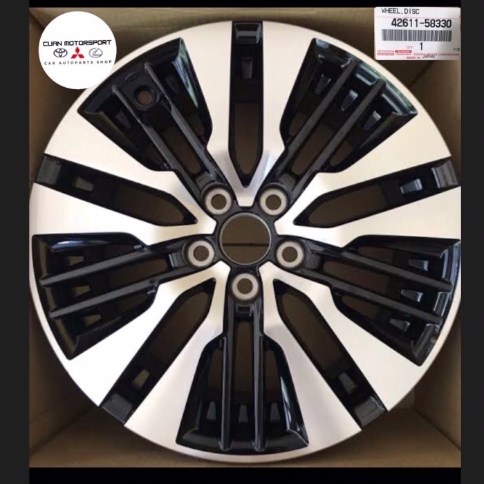 BISA GOSEND VELG ALPHARD VELLFIRE 2020 RING 18 ASLI TOYOTA ORIGINAL AGH30 GGH30