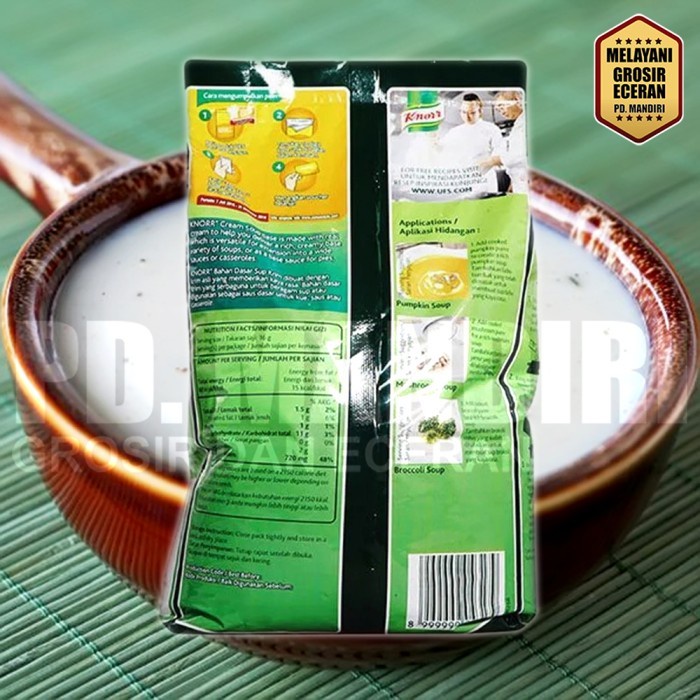 

(Best) KNORR CREAM SOUP BASE 1 KG / BAHAN DASAR SUP KRIM